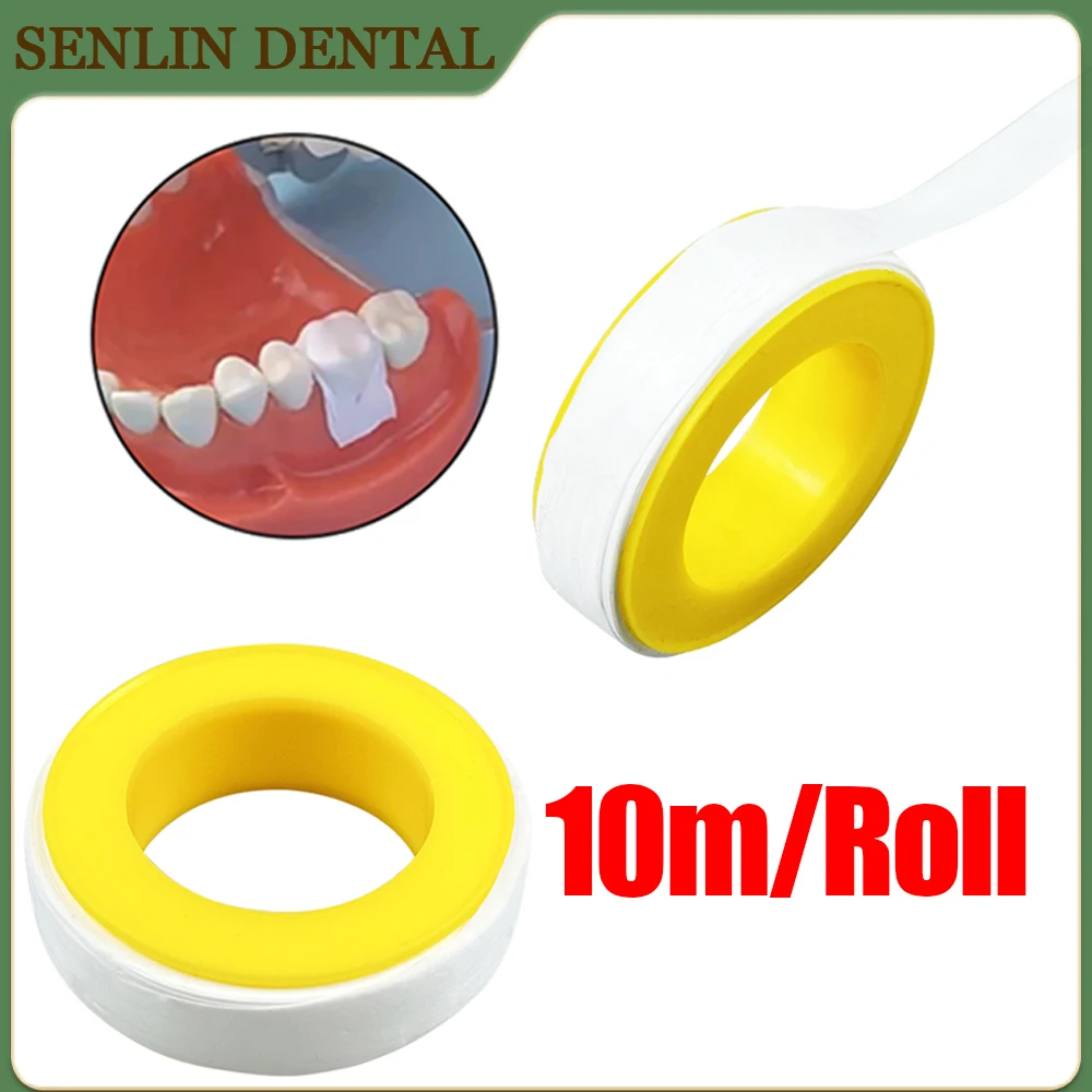 

2pcs Dental Teflon Matrix Bands White Matrices Retainer Strips Polishing Strip Thickness 0.1mm Dental Material Consumables