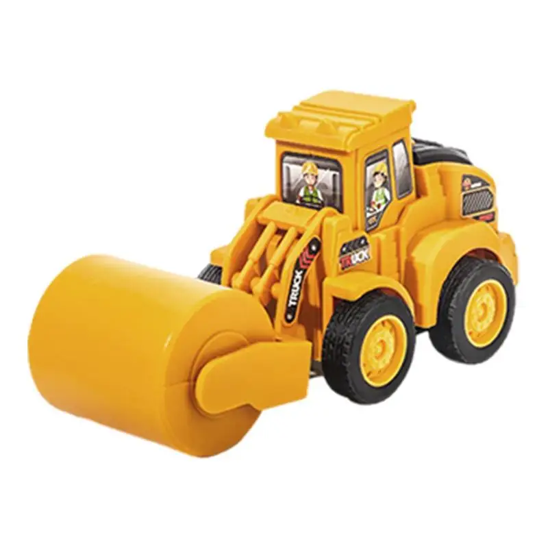 

Construction Vehicles Toy Road Roller And Driller Toys Reusable Construction Power Hauller Excavator Portable Road Roller And