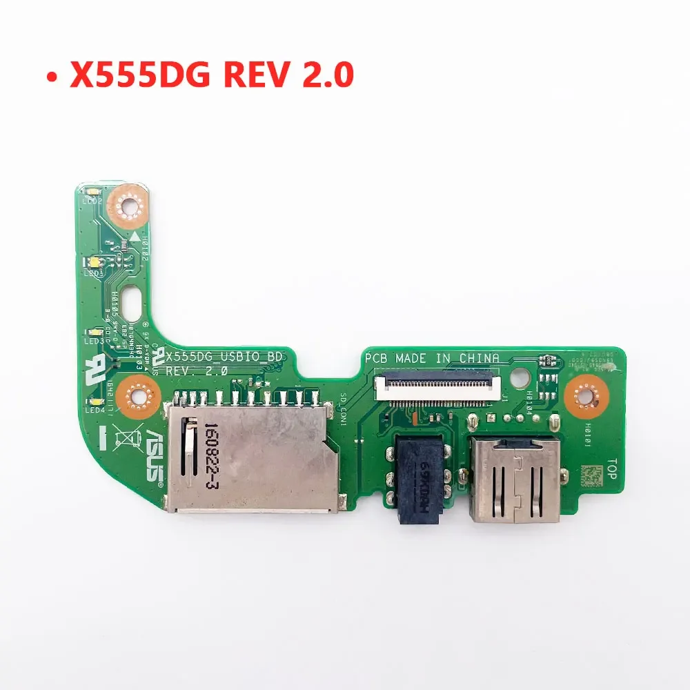 For ASUS X555L X555LD X555LA X555LP X555QG X555DG R557L Y583L W519L K555L A555L X555Y Laptop Card reader Audio USB Jack board