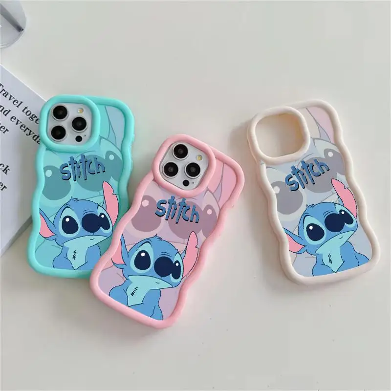 Fashion Cartoon Cute Stitch Candy Color Phone Case For Motorola Moto G84 G32 G22 G14 G22 E14 EDGE 40 NEO 5G Silicone Soft Cover