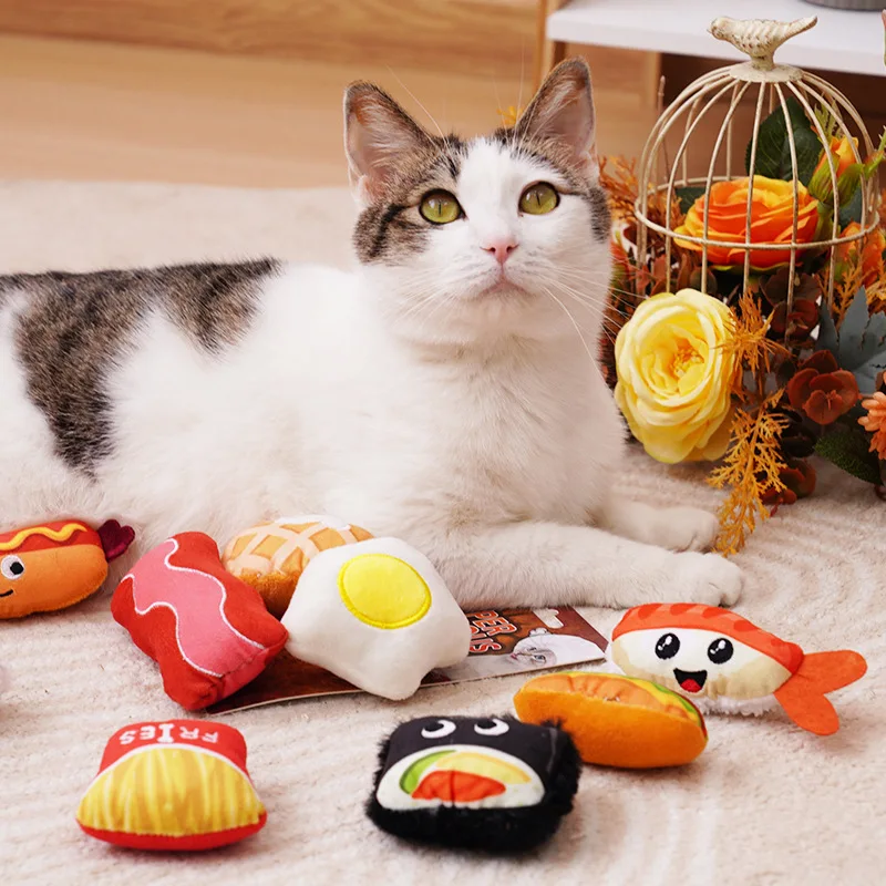 

Cat toys, catnip, teeth grinding, nibbling, kitten plush toys, self fun and stress relieving pet supplies
