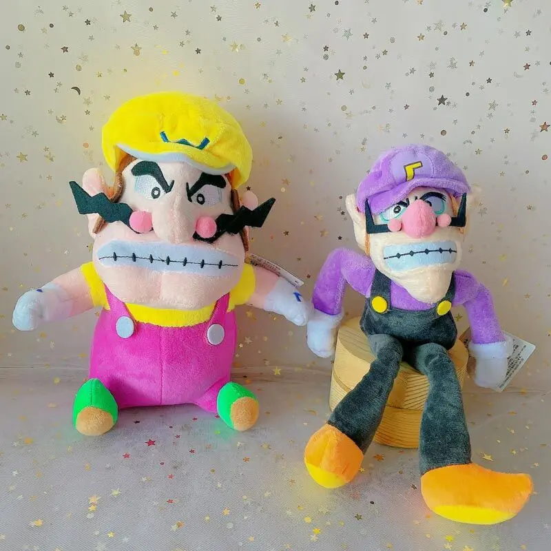 Peluche de Super Mario, Wario y Waluigi, Muñeco de Peluche Suave, Figura de Personaje de Videojuego, Regalo de Cumpleaños y Navidad, Decoración para el Hogar