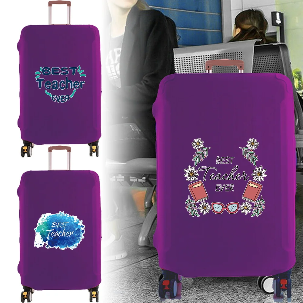 

Trolley Box Cover Travel Accessories Teacher Series Fashion Thick Elastic 18-32inch Luggage Cover Protector Washable