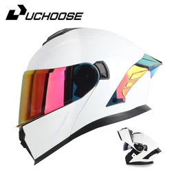 DOT Motorcycle Helmet Four Seasons Motocross Racing Modular Flip Up High Quality Casco Moto Men Women Off Road Helmet Unmasked