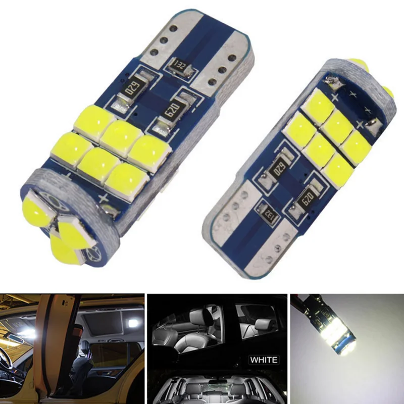 5/10pcs T10 LED Bulb Side Marker Light Map Dome Lamp Car LED Dome Map Interior Tail Cab Lights Car LED Wedge Bulbs Width Lamp