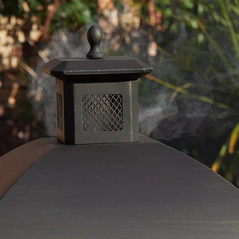 Fogão de fogo para pátio externo, fogão de aquecimento doméstico, lareira interna com fogão a carvão, conjunto de fogo de inverno para casa de família