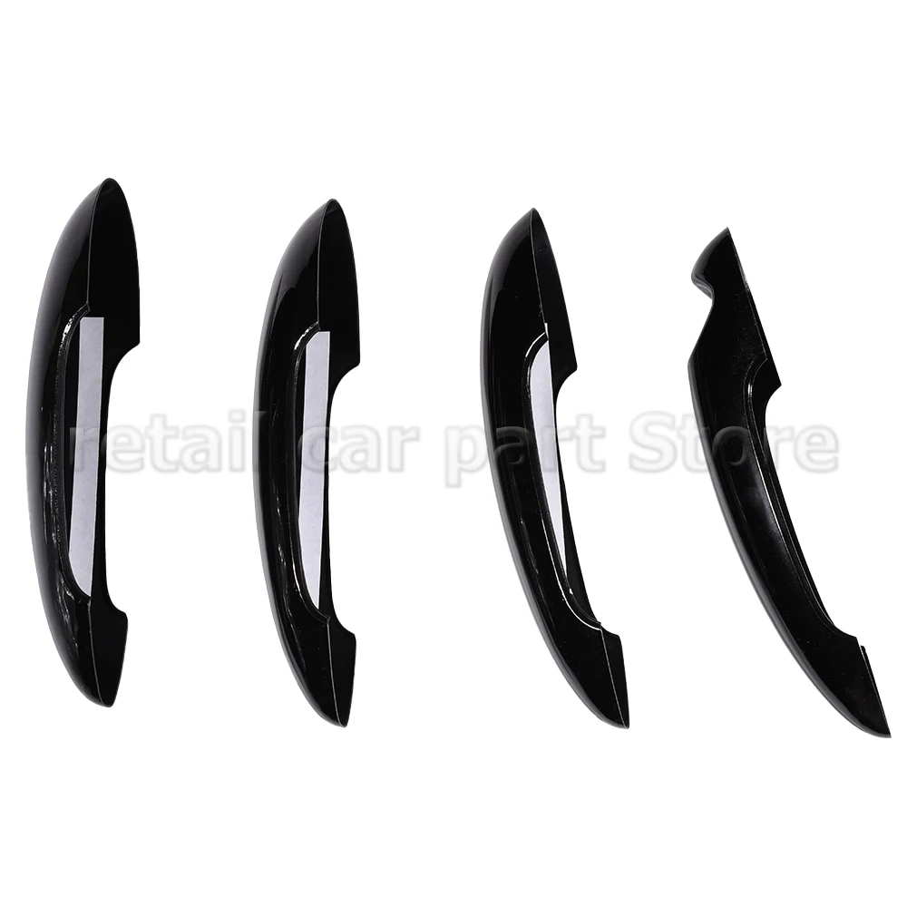 4 Pcs/Set Car Door Handle Covers Trim Protective Fits For MINI R60 COUNTRYMAN Cooper S 2011-2016 Gloss Black