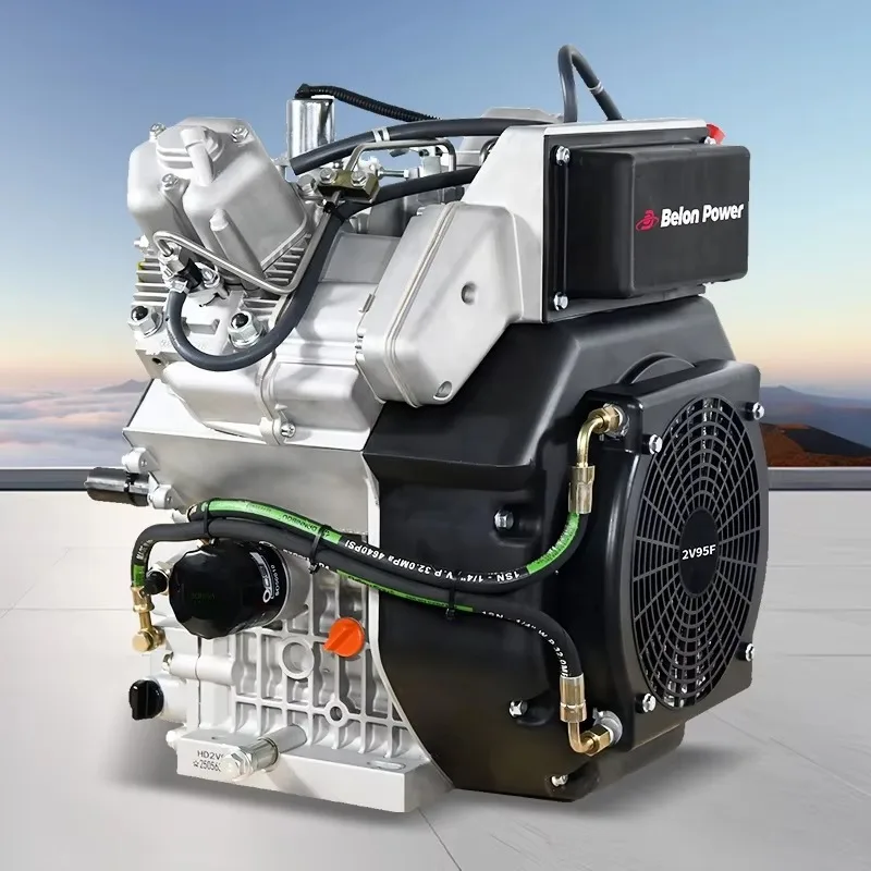 

Belon Power 22HP 27HP 35HP Small Marine Diesel Engine Electric Start Air-Cooled for Machinery New Condition