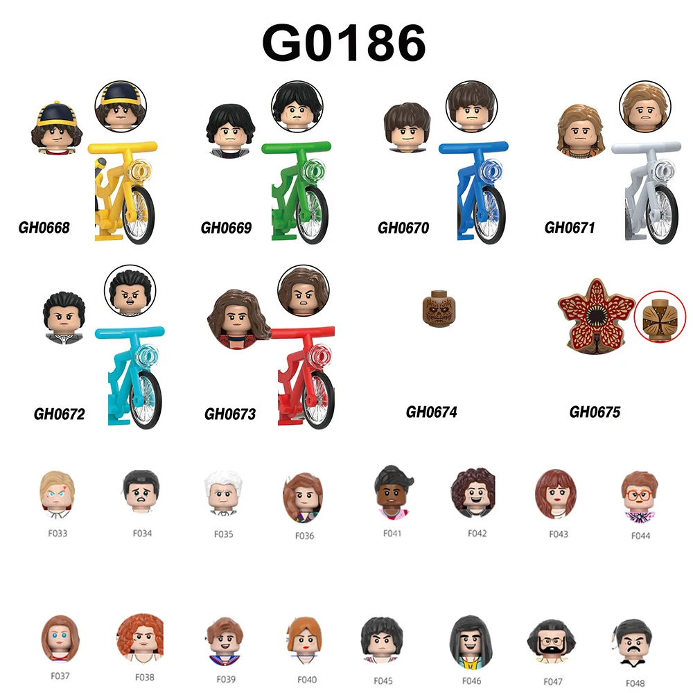 G0186 Stranger Building Blocks Horrible Assemble Bricks Weir