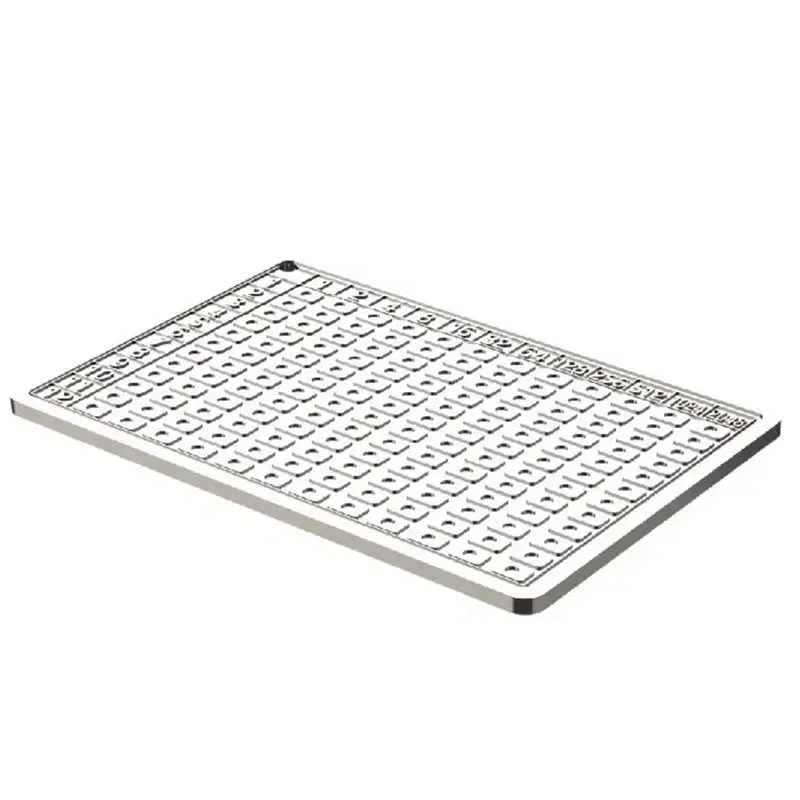Super Deal -Mnemonic Phrase Steel Plate, 12-Bit Password Record, BIP39 Dot Matrix- Steel Bitcoin Wallet In 304 Stainless Steel B