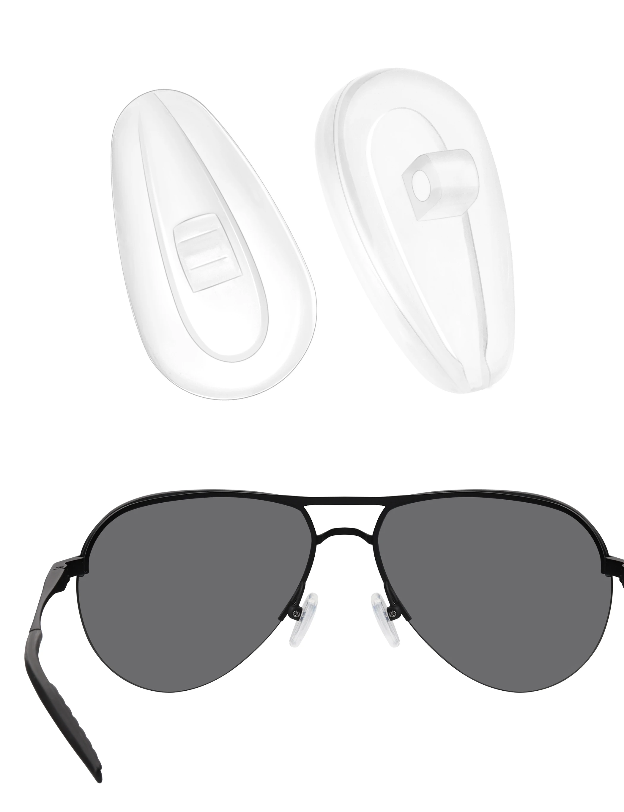 EZReplace-Coussinets antarcteurs en silicone pour lunettes de soleil, remplacement de la pièce antarctique, avantages, HC7bulette, HC6185F, HC5ACH, HC6205,HC6208F