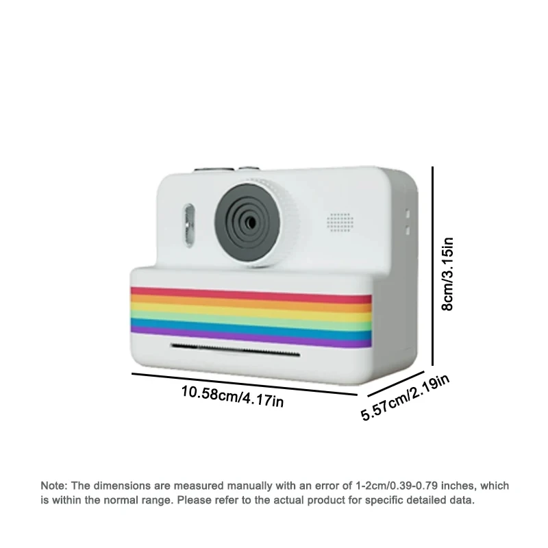 Cámara de impresión instantánea para fotografía, Mini impresora Digital térmica portátil para niños, cámara de fotos para niños, Video HD de 2,8 pulgadas, juguete de regalo