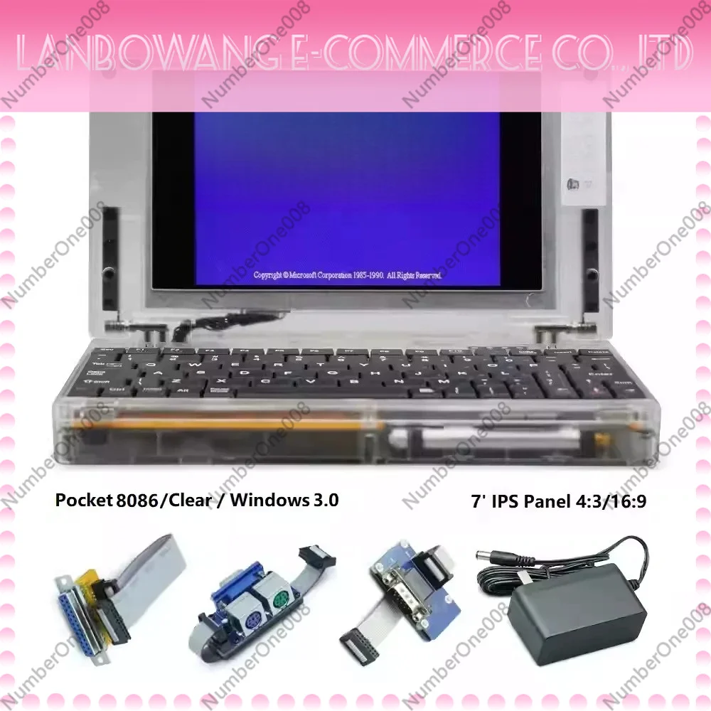 Pocket8086 Handheld Retro Computer DOS 6.22 Windows 3.0 Compatible Vintage PC
