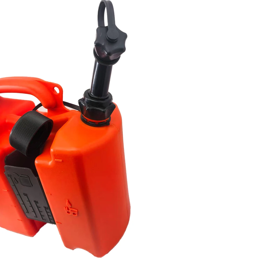 Dual Compartment Can 5L Fuel Combi Can Maintenance Tasks 5 Liters Fuel Capacity Auto Shut-off Filler For Outdoor Equipment