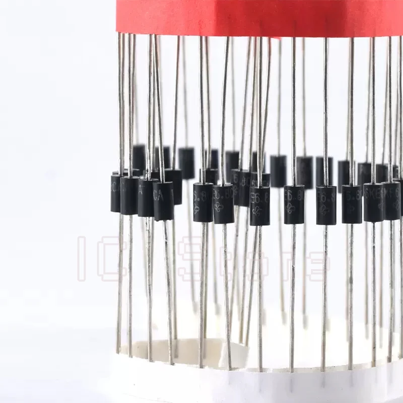 100PCS P6KE6.8A P6KE10A P6KE12A P6KE13A P6KE15A P6KE16A P6KE18A P6KE24A P6KE27A P6KE30A P6KE33A P6KE36A P6KE51A TVS Diode