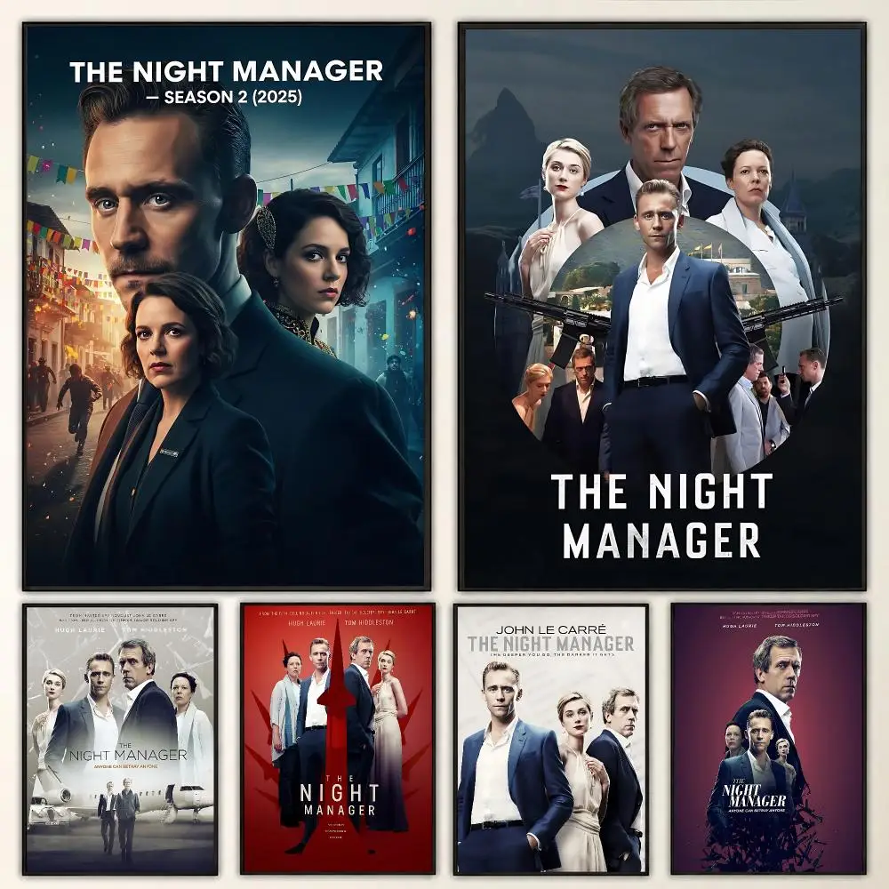 The Night Manager Classic Spy Thriller Television Drama Poster Aesthetic Art Print for Bedroom & Living Room Decor, Unframed