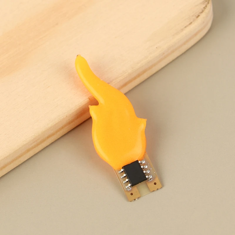 1PC 3V LED Filament Cob Flash Candles Edison 1900-2200K Diode Light Decoration Light Bulb Accessories DIY Retro Candle Light