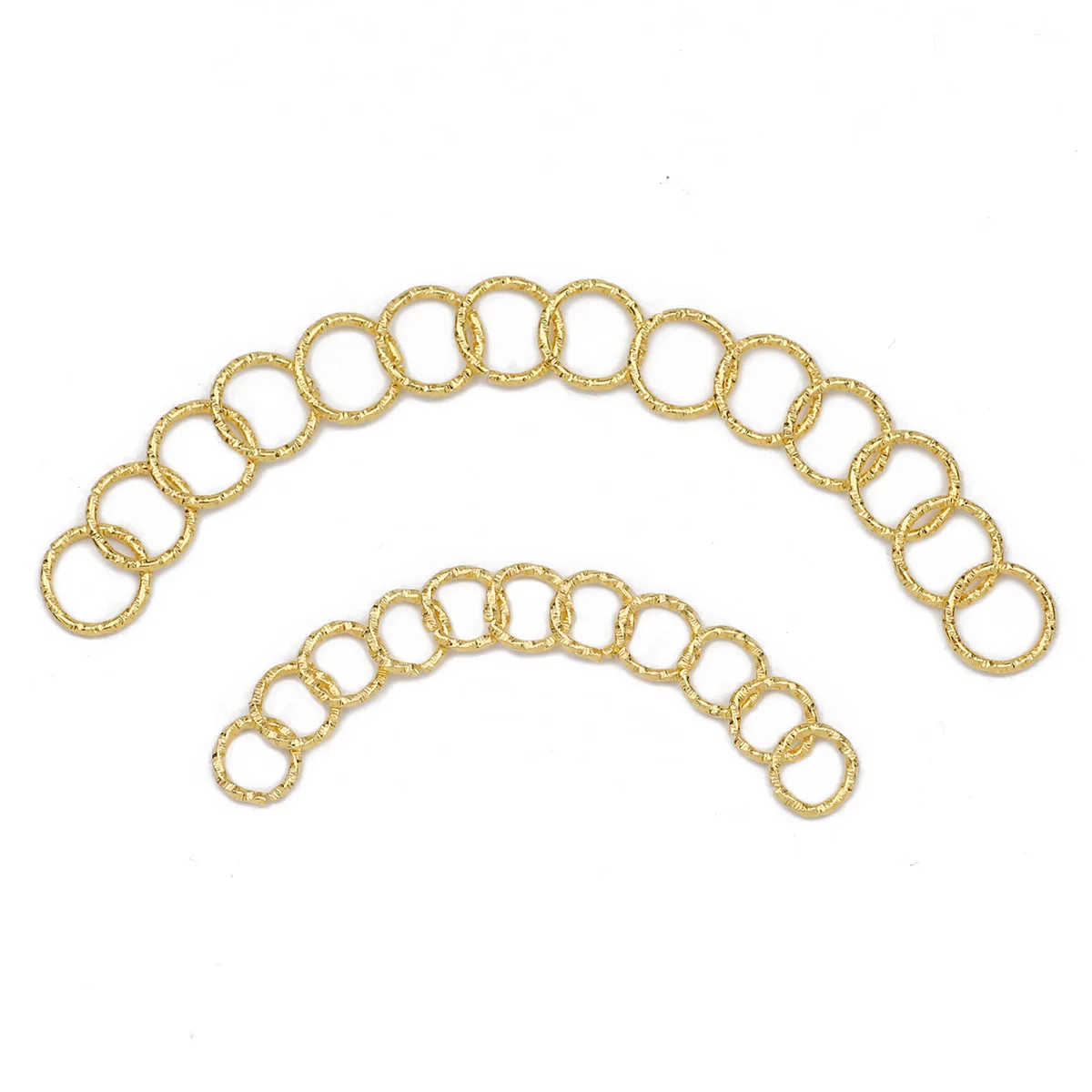 8/10mm 100pcs Plated Gold Silver Color Round Jump Rings Split Rings Connectors for Jewelry Making DIY Accessories Ancient Crafts