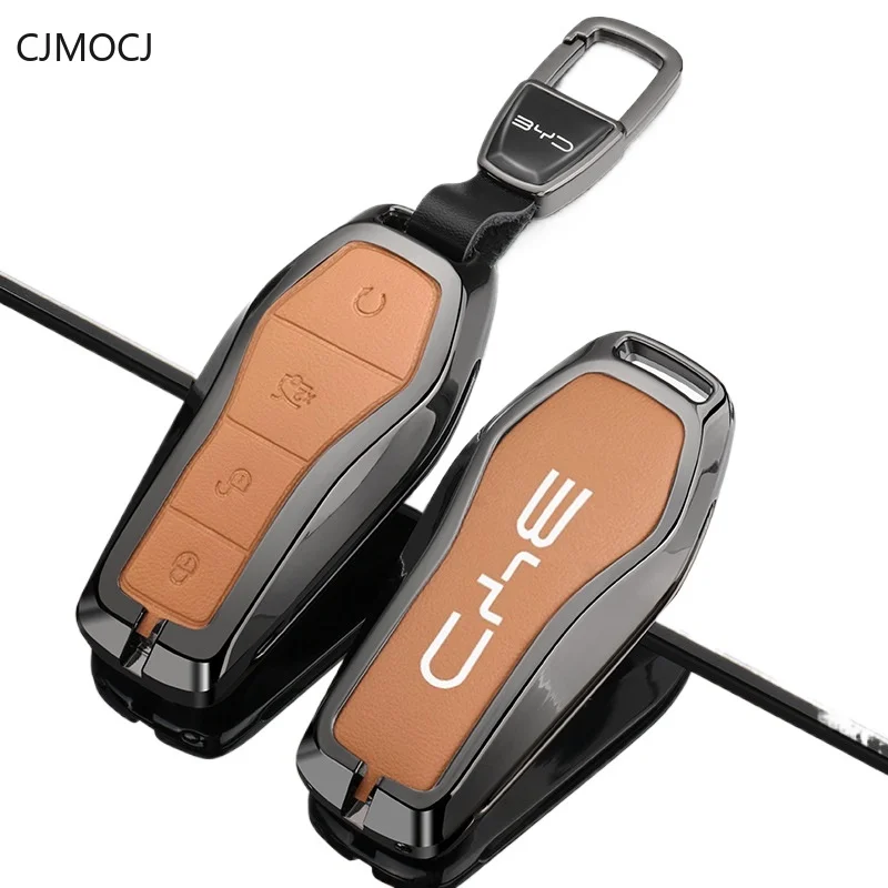 

Premium Zinc Alloy Key Cover Case for BYD Song Plus/Qin Plus DMI/Yuan EV/Tang DMI/Seagull/Chaser 05 (2023) - Key Fob Shell