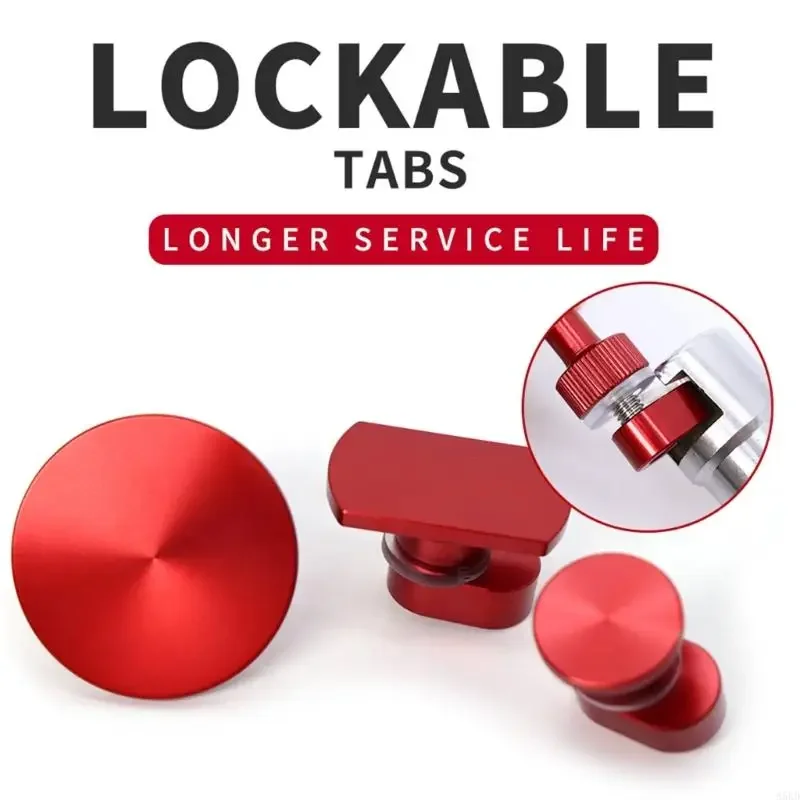 

3pcs Aluminum Alloy Car Body Dent Removal Pulling Tabs Dent Remove Puller Tabs Auto Dent Repair Tools Dent Pulling Tabs for Auto