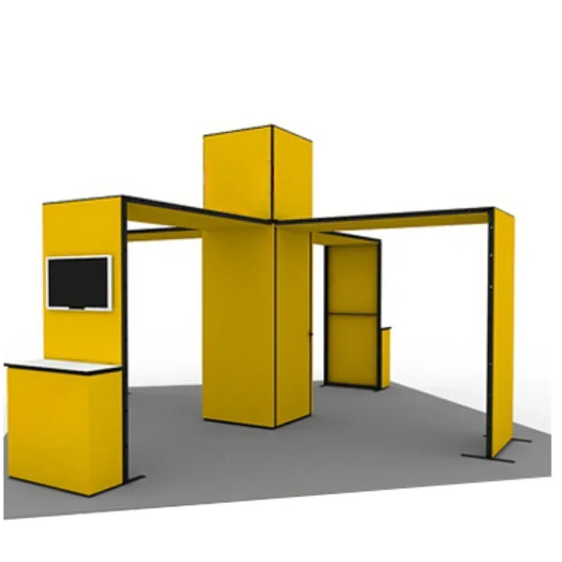 Easy To Assemble Modular Advertising Display Stand Aluminum Exhibition Stand Trade Show Equipment