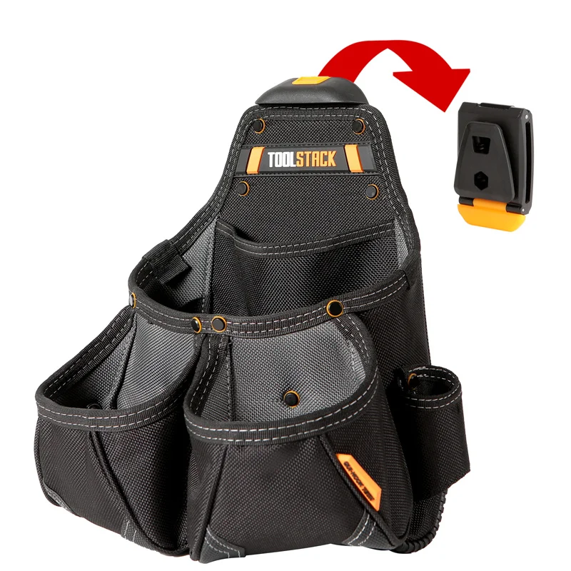 

TOOLSTACK Carpenter Pouch S/M/L/XXL Quick Hang Multifunctional Tool Bag Large Capacity Tool Kit Oxford Cloth Tool Belt Pouch