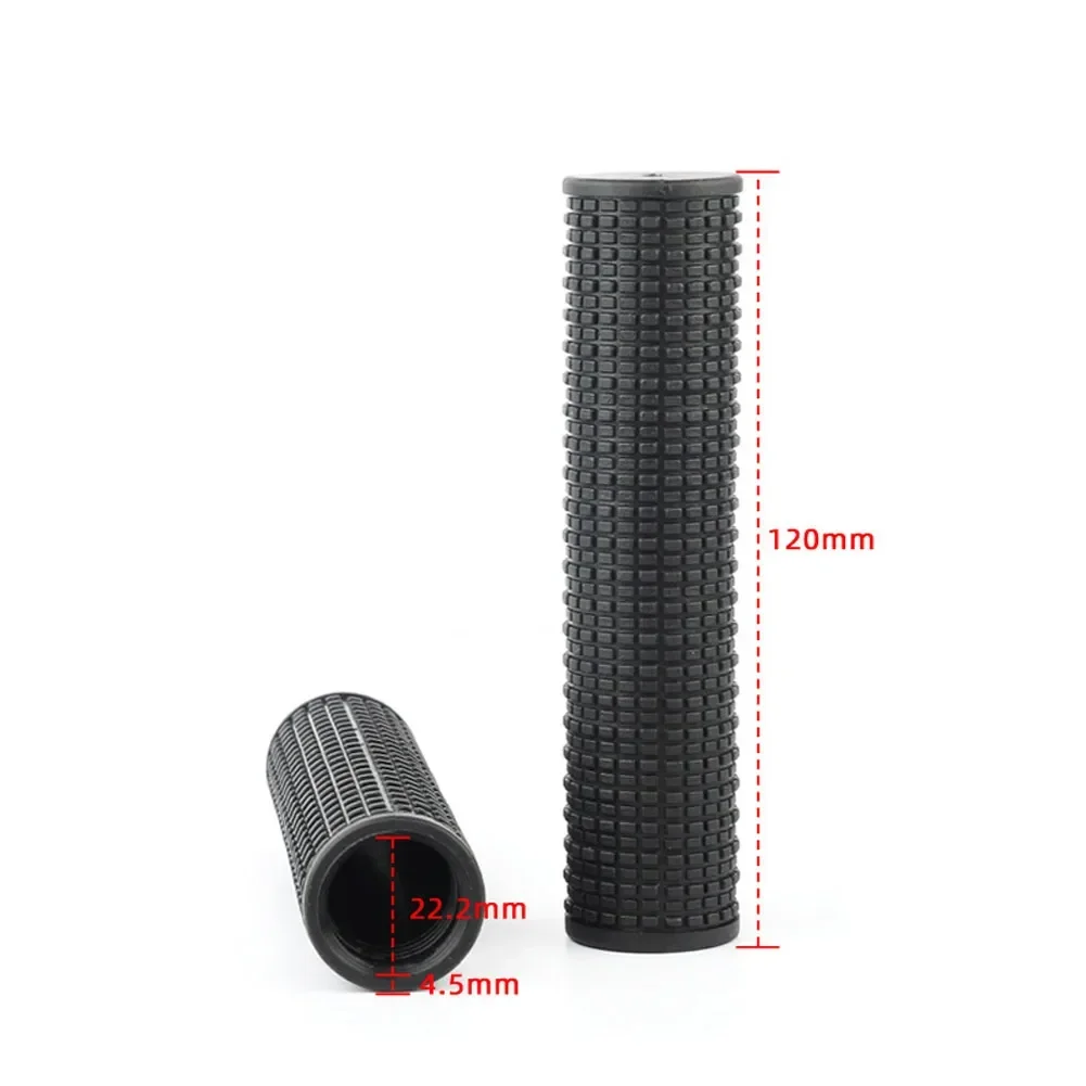 1 Paar Mtb Bike 22.2Mm Handvatten Voor Twists Shifters Fiets Korte Handvat Bar Tpr Rubber Grip Cover universele