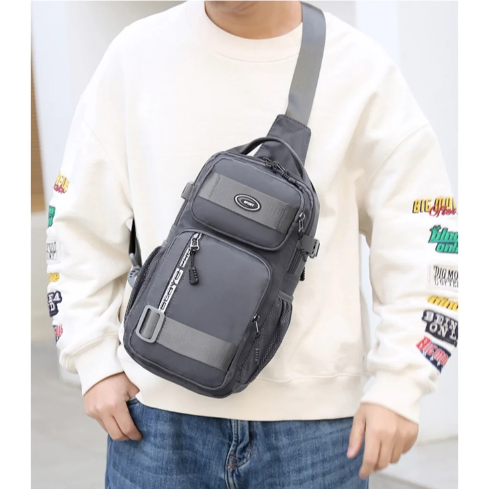 Fashion Multifunction Men Shoulder Bag Outdoor Sling Crossbody Bags Travel Trend High Capacity Sport Chest Bag