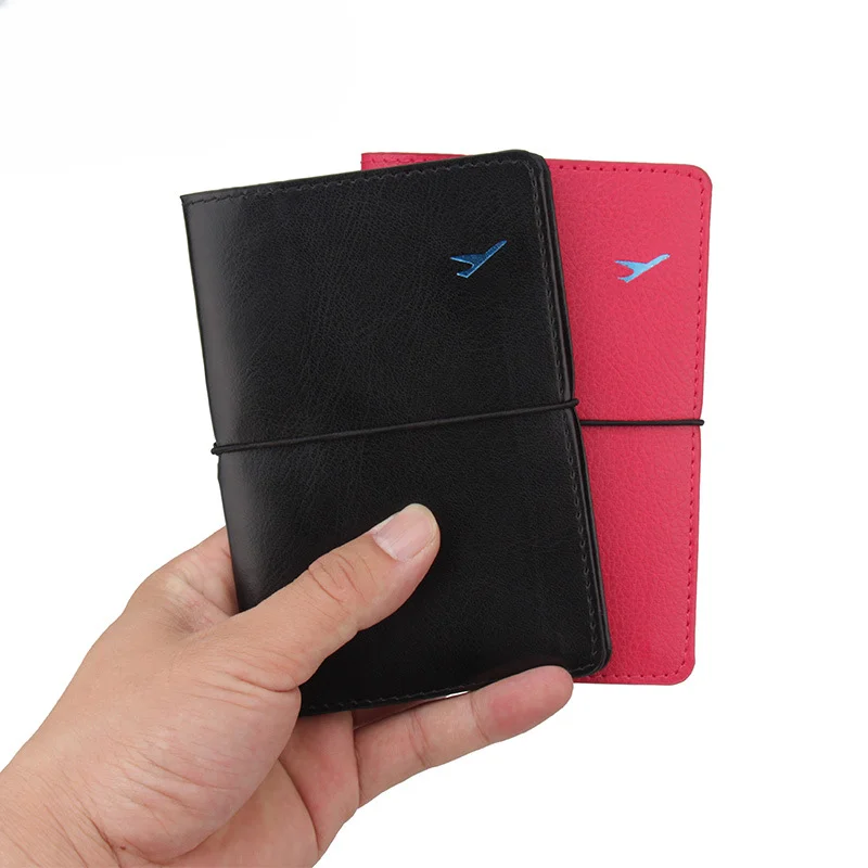 

PU Leather Passport Cover Men Travel Wallet Credit Card Holder Cover Driver License Wallet Document Case Travel Accessories