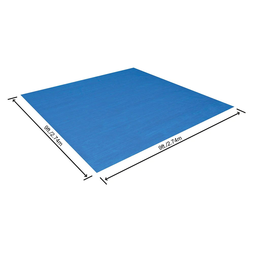 

Above-Ground Pool Ground Cover PE Tarp For Damage Prevention Easy Install Sizes 2.74-4.88m For Pool Maintenance