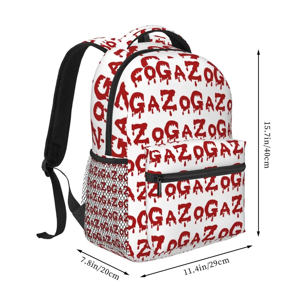 Rapper Gazo Apocalypse Album Backpack Hot Sale Daypack Large Capacity Children BookBag School Bag Shoulder Bags for Men Women