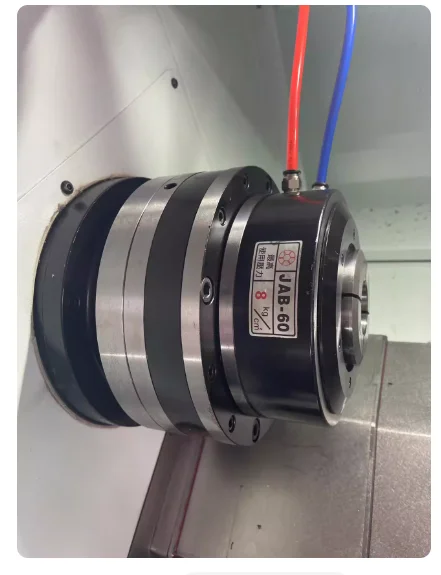 

Front-mounted rotary pneumatic high-speed hollow chuck with expansion outer collet JAB-20, 40, 60 hydraulic chuck