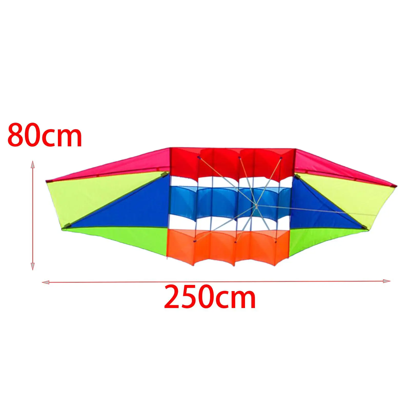 Colorful Kite Toy Outdoor Games Activities Parachute Single Line Kite Adults