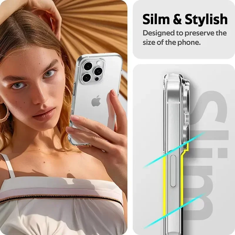 حافظة لهاتف آيفون 16 11 12 13 14 15 Pro Max Mini حافظة خلفية رفيعة للغاية لهاتف آيفون XR X XS MAX 7 6 8 Plus