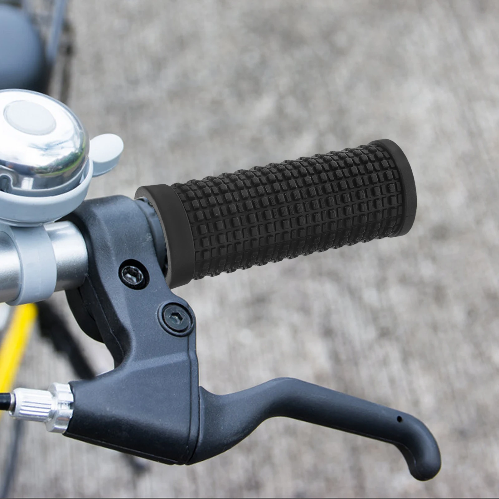

6 Pcs Bicycle Grips H Covers Rubber Non Slip Durable Mountain Bike Brake Levers Kids Training Scooter Accessories