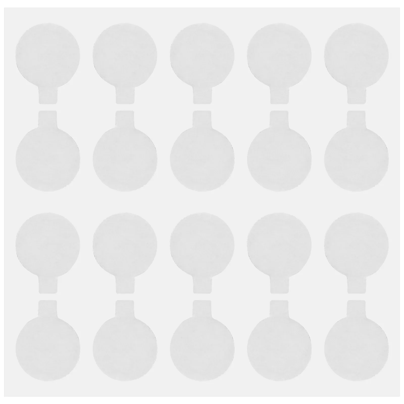 100Pcs Double-Sided Nano Adhesive Round Dot Stickers Self-Adhesive Label Sealing Coding Organizing Stickers for Office Home