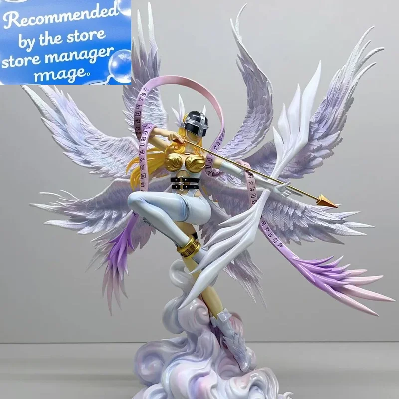 

Digimon Adventure 28cm Holy Angemon Celestial Beast Resin Gk Action Figure Pvc Statue Model Doll Adult Toy Gift Desktop Ornament