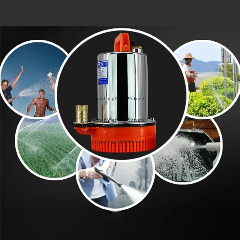 Submersible Clean Dirty Water Pump 180W 1.5HP Swimming Pool Deep Well Pump  Agricultural Irrigation 7M