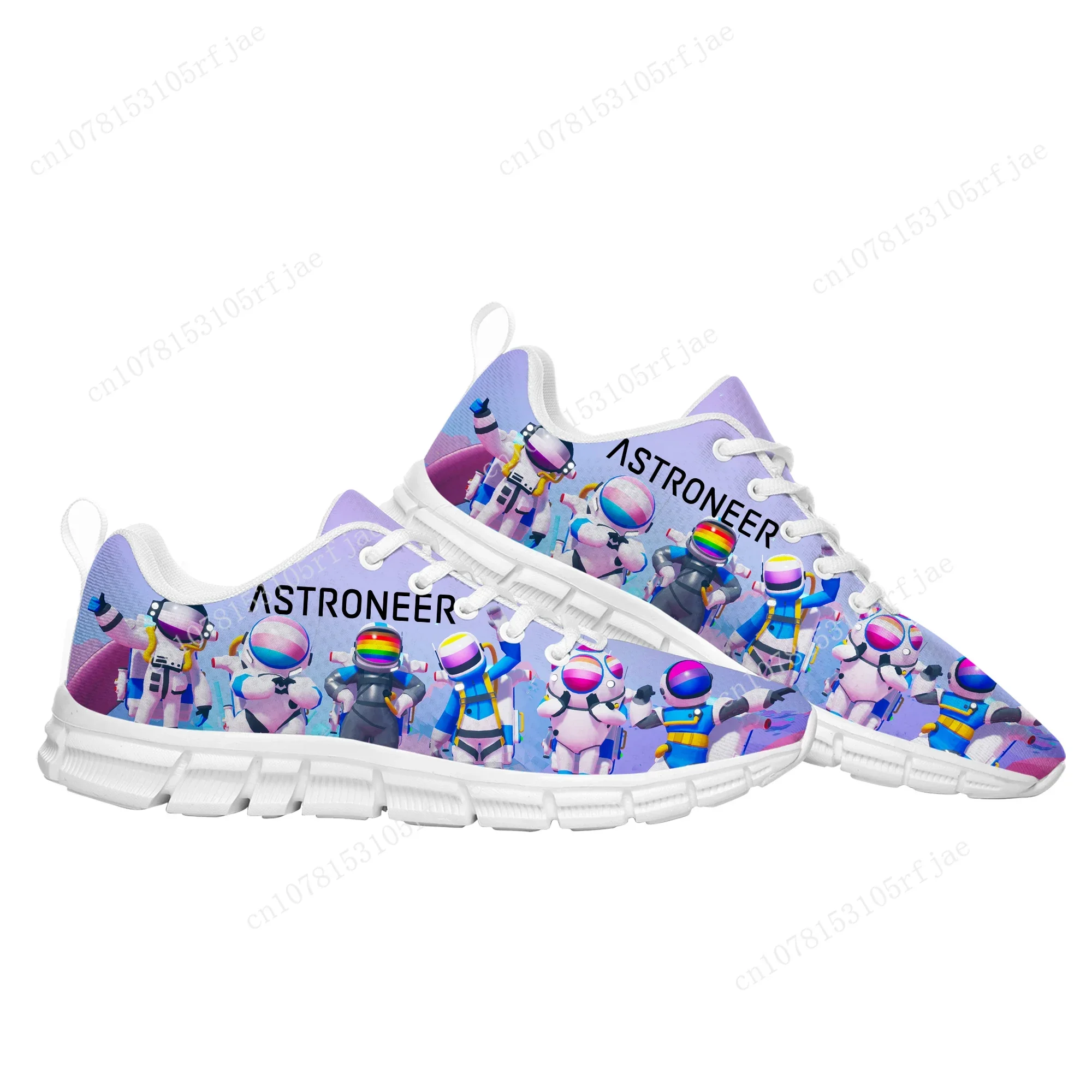 

Astroneer Sports Custom Shoes High Quality Cartoon Game Mens Womens Teenager Fashion Sneaker Tailor Made Couple Built Shoes