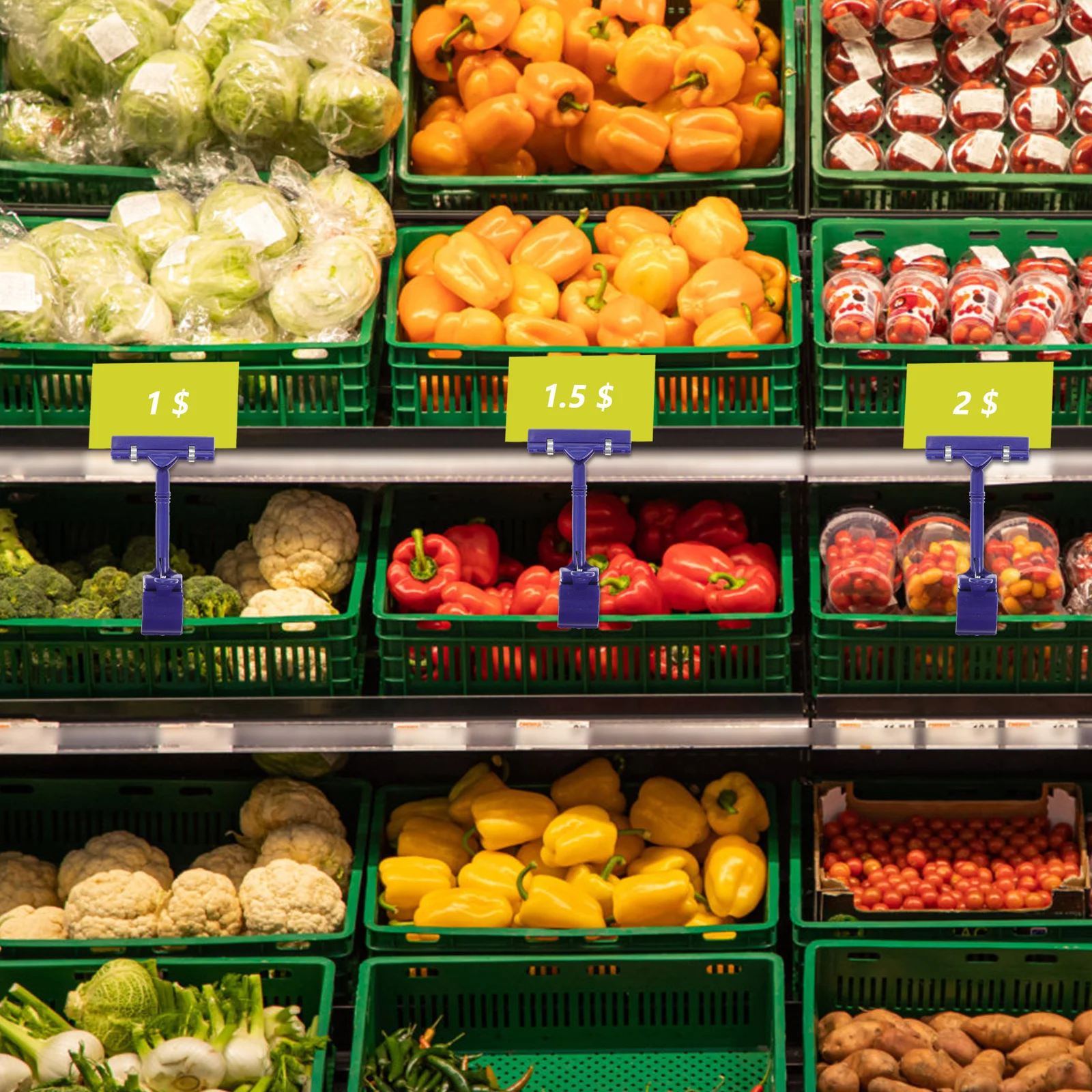 5 قطعة مقاطع الإعلان مقاطع تسجيل بلاستيكية لعلامات الأسعار عرض حامل بطاقة البضائع رف التسمية حامل لوازم متجر البيع بالتجزئة #6