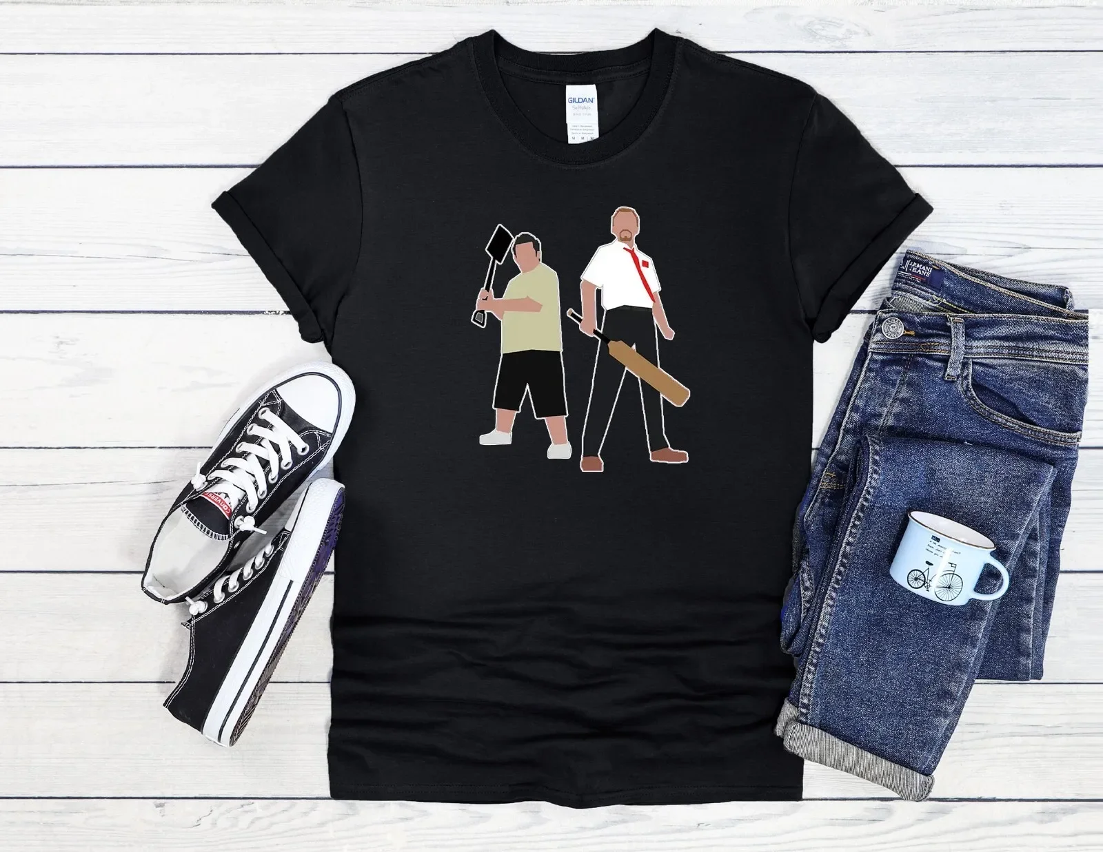 Shaun Of The Dead T-Shirt Movie Men Women Unisex Shirt Hoodie Baseball 4166