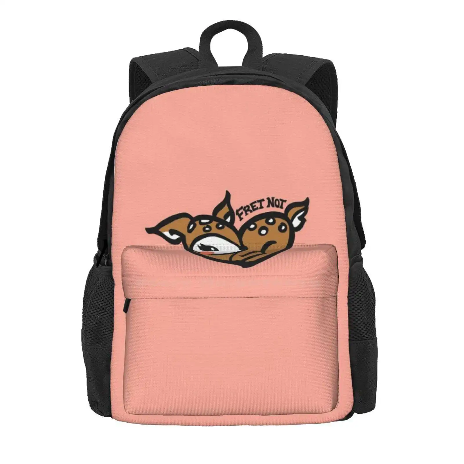 Fret Not Deer Heart | Inspired By The Amazing Devil Hot Sale Schoolbag Backpack Fashion Bags The Amazing Devil The Horror And