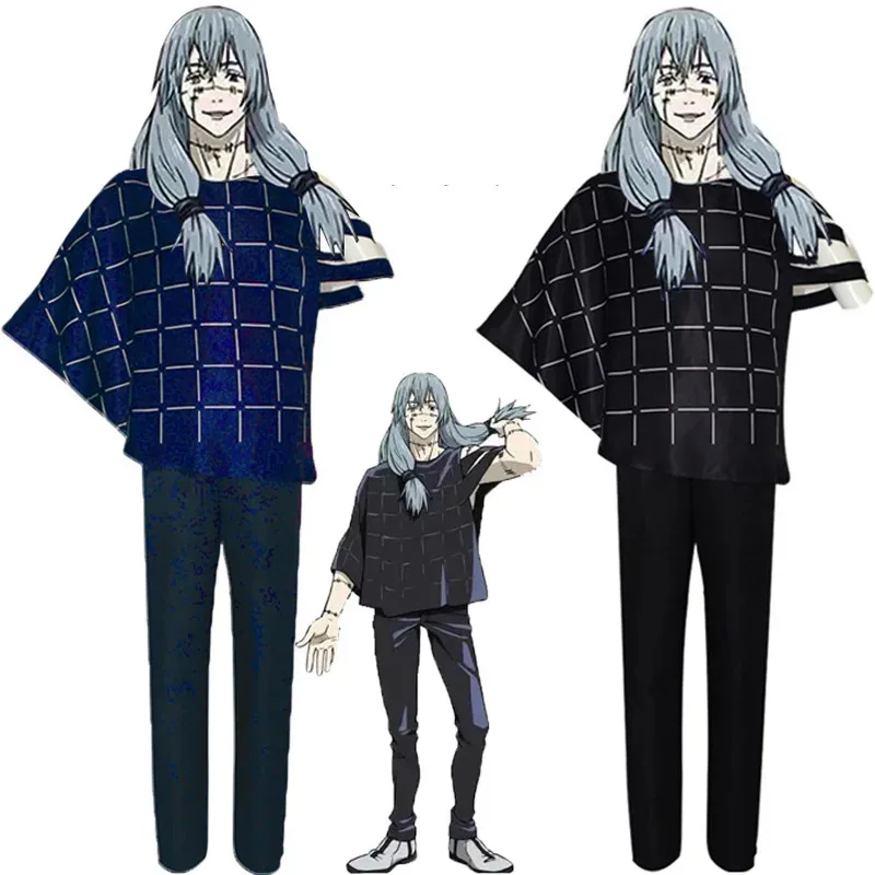 

Anime Jujutsu Kaisen Mahito Cosplay Uniform Premium Spell Master Halloween Set for Women and Mens Party Performance Costume