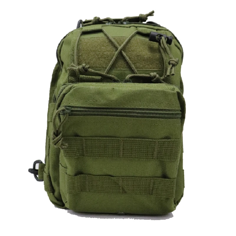 Bolsa de ombro tática ao ar livre, bolsa de ombro esportiva para caminhadas ao ar livre, molle exército, acampamento, caça, pesca, bolsa de peito