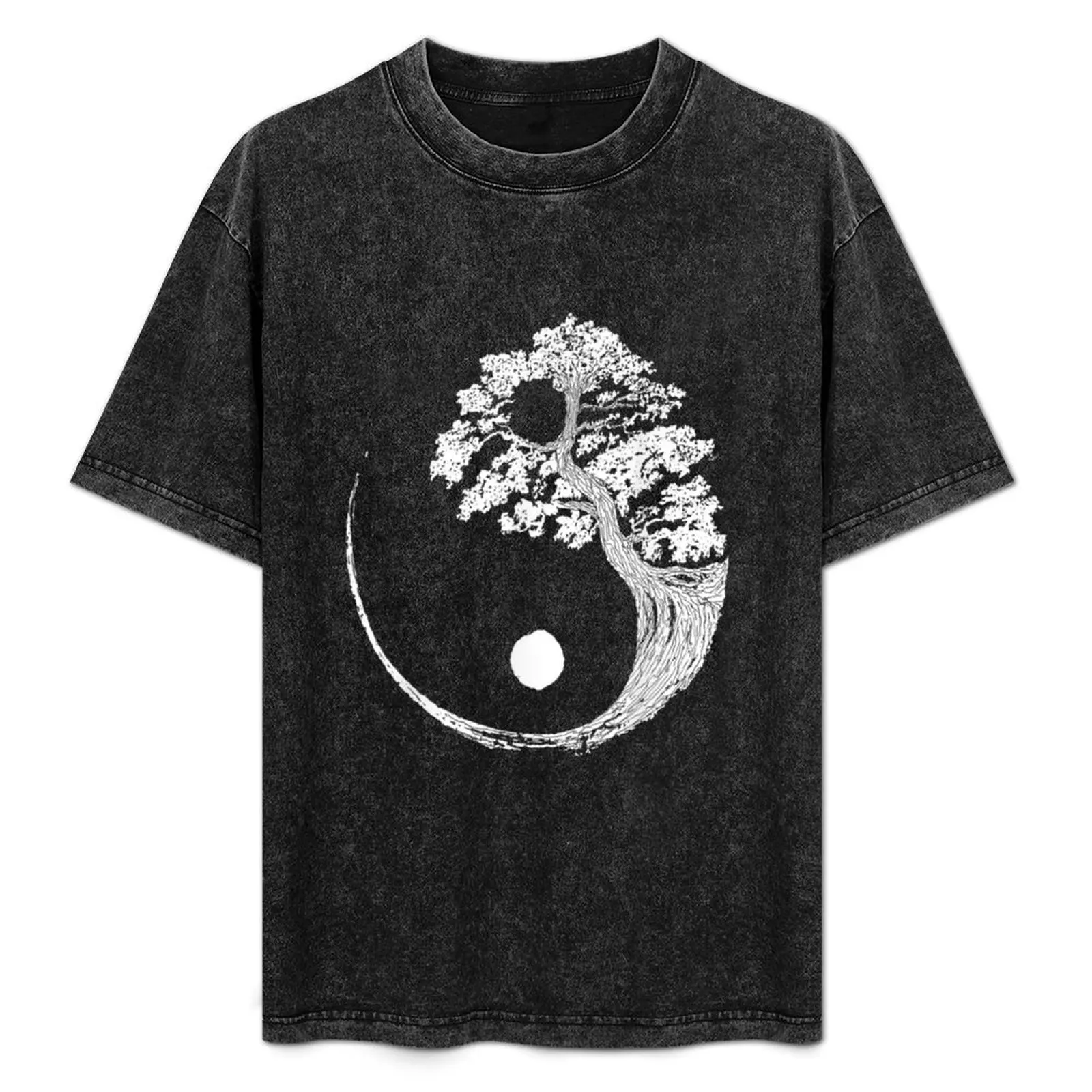 

Yin Yang Bonsai Tree Japanese Buddhist Zen T-Shirt Outdoor Sports Lightweight Tee