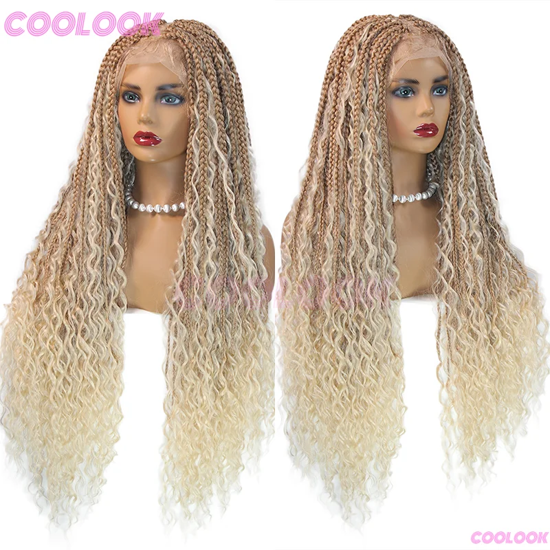 

32 "синтетические кружевные фронтальные плетеные парики для женщин, косички, кружевные парики, косички без узлов, африканские парики