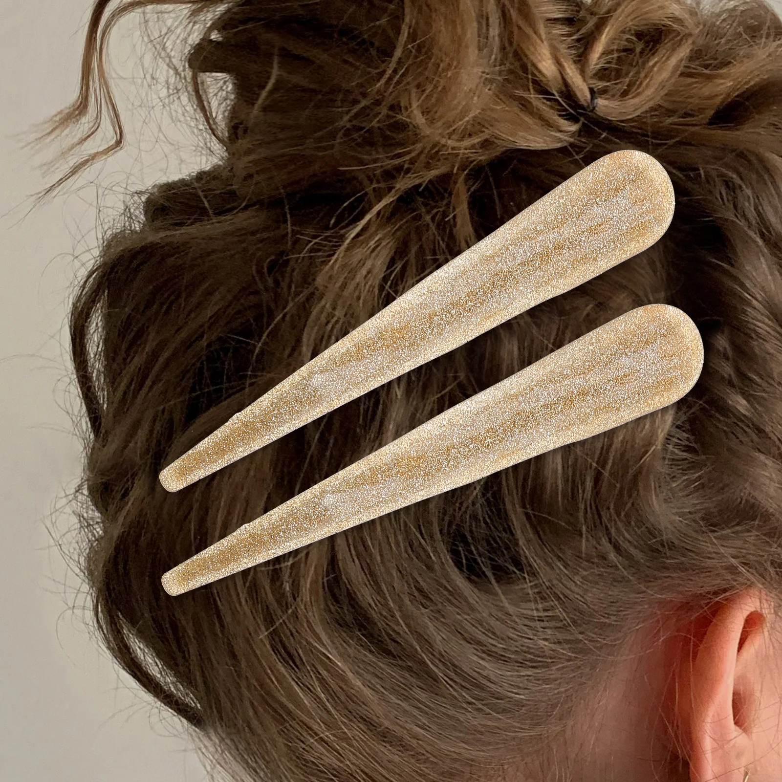 

6Pcs Duckbill Clips Twisted Hair Accessories for Women Durable Metal Barrettes Cute Daily Party Wear Hair Stylist Clips