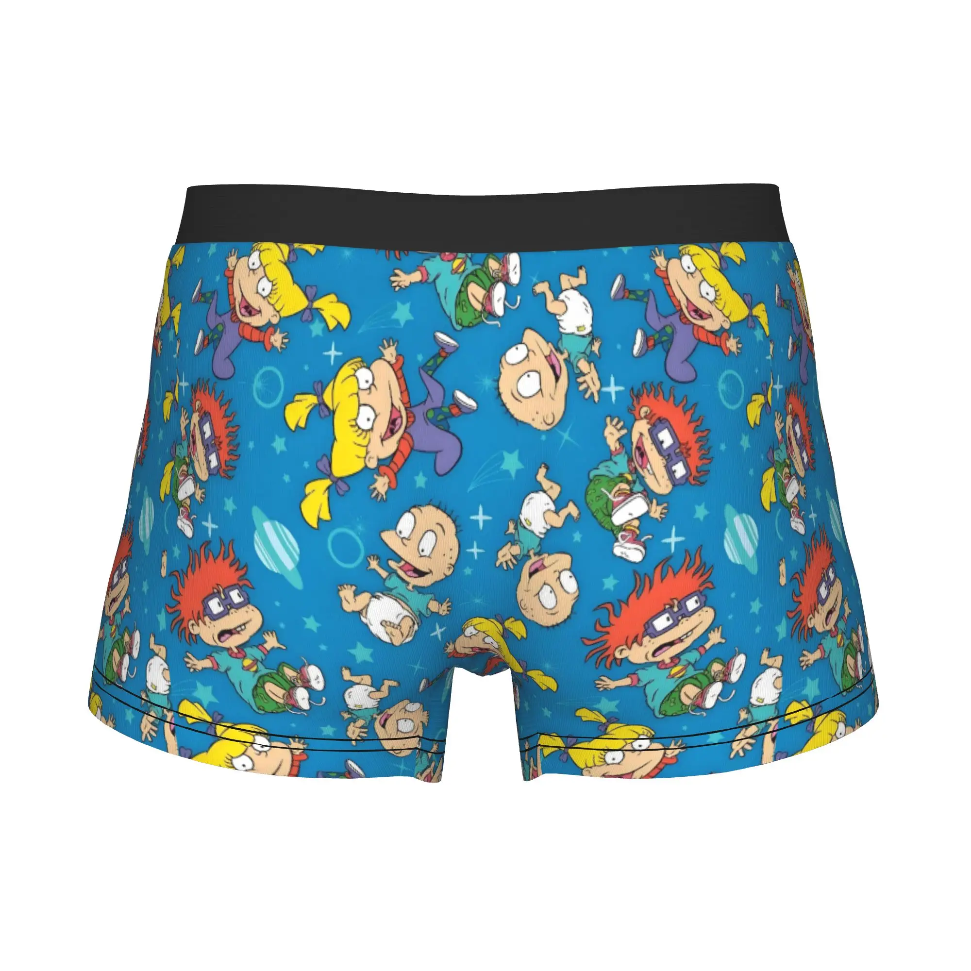 Cute R-Rugrats Child Boxers Shorts Men's Cartoon Character  Briefs Underwear Fashion Underpants