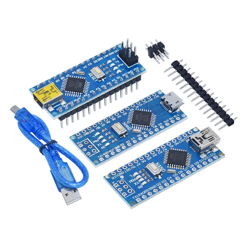 1 Uds promoción Nano 3,0 Atmega328 controlador Compatible placa módulo WAVGAT placa de desarrollo PCB sin USB V3.0