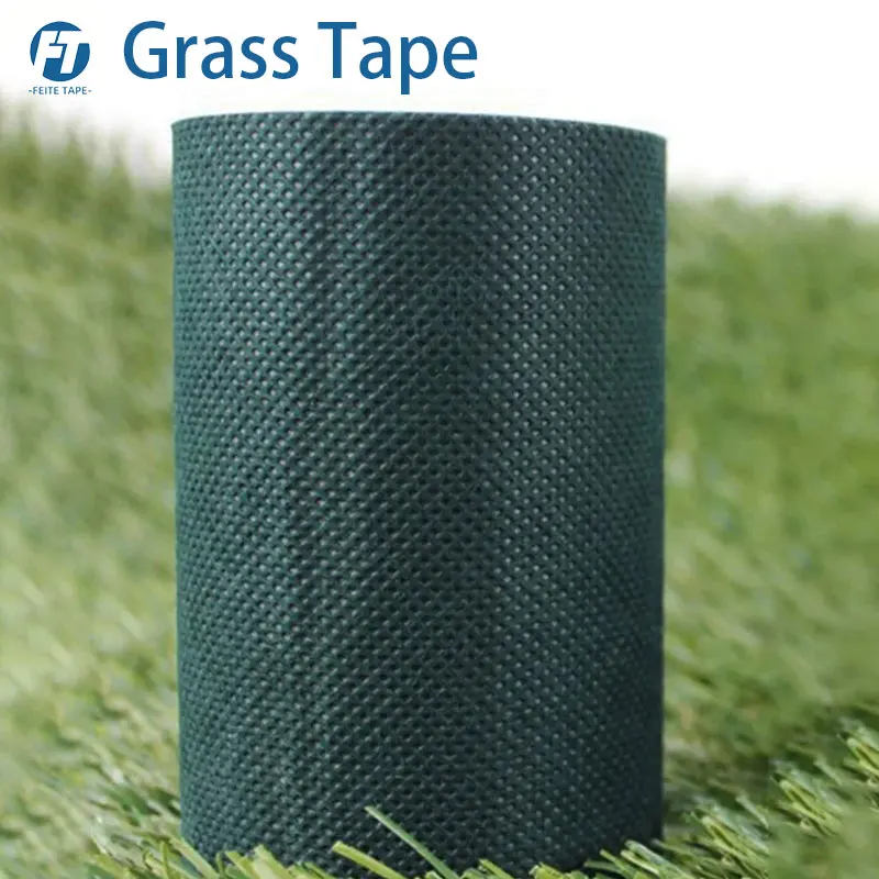 Self-adhesive turf tape, outdoor synthetic turf seam tape for seamless artificial turf